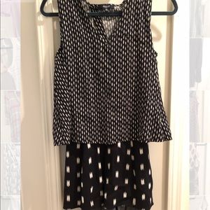 madewell printed romper